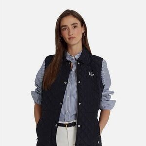 Ralph Lauren Quilted Vest - Women's Sleeveless Coat